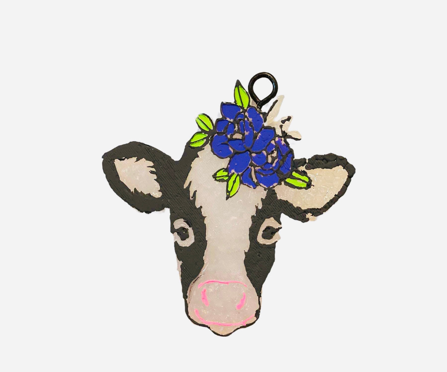 Floral cow